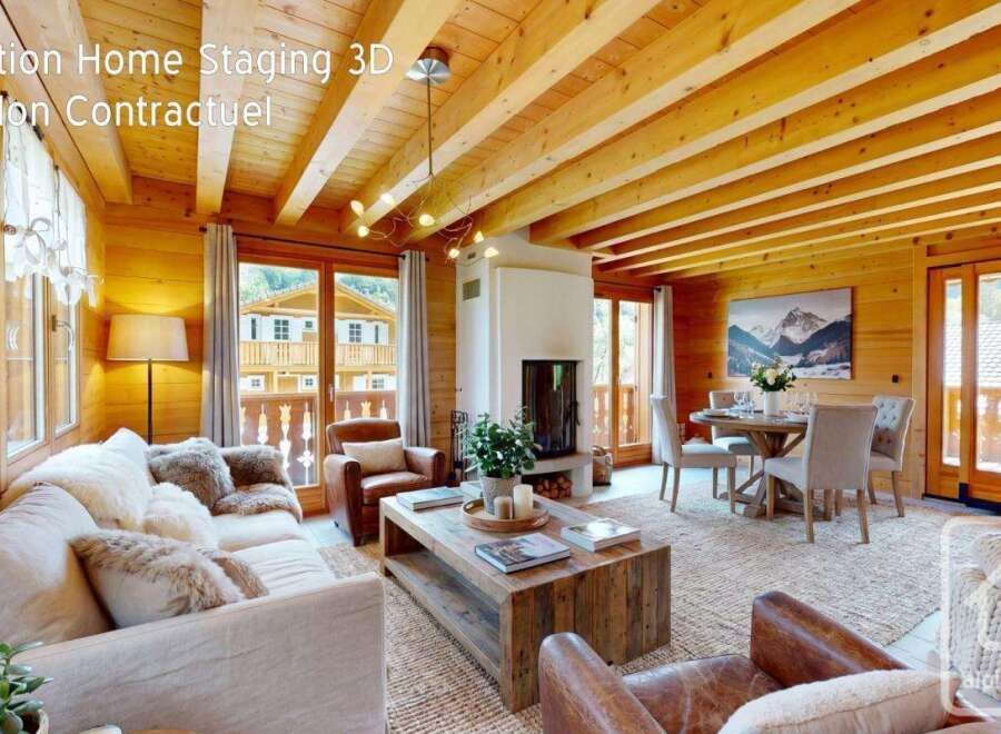 Experience luxurious mountain living in this beautifully staged 3D home.