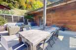 Enjoy outdoor living on this spacious patio, perfect for entertaining.