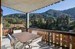 Enjoy breathtaking mountain views from this charming balcony, perfect for your morning coffee or evening relaxation.