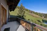 Enjoy breathtaking mountain views from this charming balcony, perfect for your morning coffee or evening relaxation.