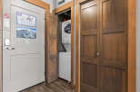 This property offers the convenience of an in-unit washer and dryer, perfect for longer stays or busy families.