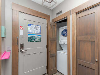 This property offers a convenient in-unit laundry area, perfect for keeping your clothes fresh during your stay.