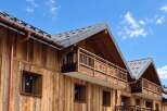 Experience rustic charm and modern comfort in this stunning wooden chalet.