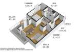 Discover this charming apartment featuring a spacious living room (SEJOUR) of 3.