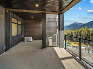 Enjoy breathtaking mountain views from this spacious balcony, perfect for outdoor entertaining or quiet relaxation.