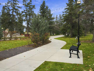 Enjoy the serene beauty of this park-like setting, perfect for outdoor relaxation and recreation.