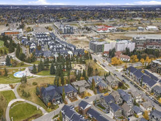 Experience modern living in this vibrant urban community, featuring a mix of contemporary townhomes and spacious single-family residences.