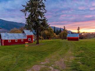 Experience the magic of a country sunset from this picturesque farm property.