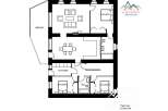 Discover this charming apartment featuring three bedrooms, a spacious living area, and a separate laundry room.