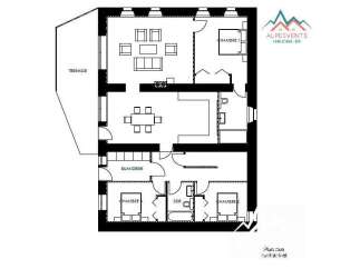 Discover this charming apartment featuring three bedrooms, a spacious living area, and a separate laundry room.
