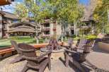 Enjoy cozy evenings around the fire pit, surrounded by the vibrant autumn foliage.