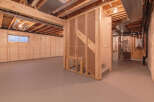 This unfinished basement offers a blank canvas for your dream home.