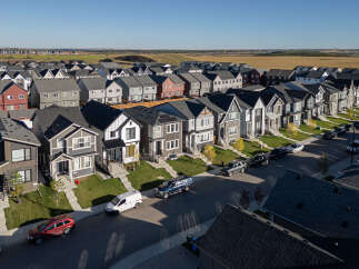 Discover modern living in this vibrant suburban neighborhood, featuring a diverse array of contemporary homes with striking architectural designs.
