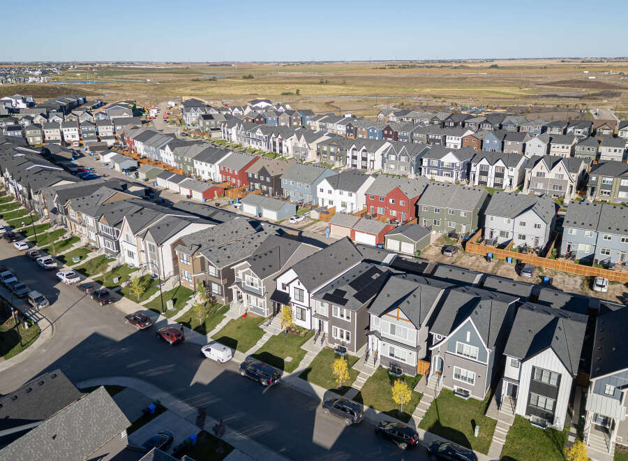 Discover modern living in this vibrant suburban neighborhood, featuring a diverse array of contemporary townhouses and single-family homes.