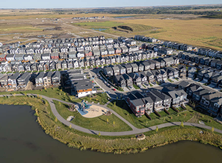 Discover modern living in this vibrant suburban neighborhood, featuring a diverse array of contemporary homes with striking architectural designs.