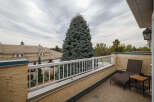 Enjoy the outdoors from this spacious balcony, perfect for relaxing or entertaining.