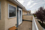 Enjoy outdoor living on this spacious balcony, perfect for relaxing or entertaining.