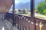 Enjoy breathtaking mountain views from this charming balcony, perfect for your morning coffee or evening relaxation.