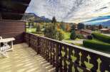 Enjoy breathtaking mountain views from this charming balcony, perfect for your morning coffee or evening relaxation.