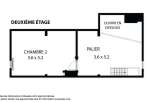 Discover this charming second-floor apartment featuring a spacious bedroom (3.