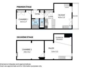 Discover this charming duplex apartment featuring two levels of living space.