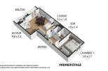 Discover this charming apartment featuring a spacious living room (4.