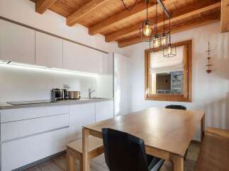 Experience modern living in this beautifully appointed kitchen and dining area.