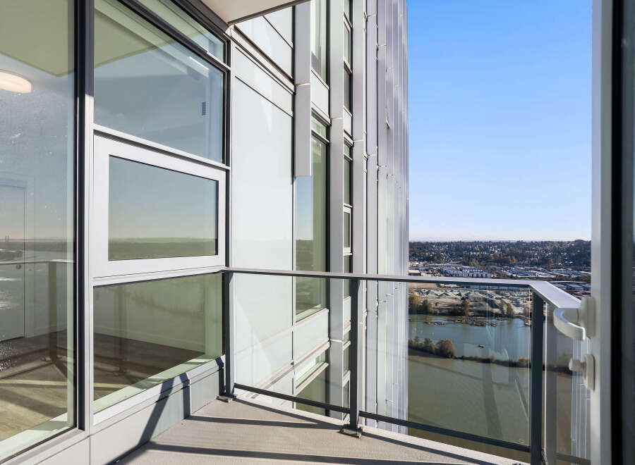 Enjoy breathtaking views from this stunning balcony, perfect for unwinding or entertaining.