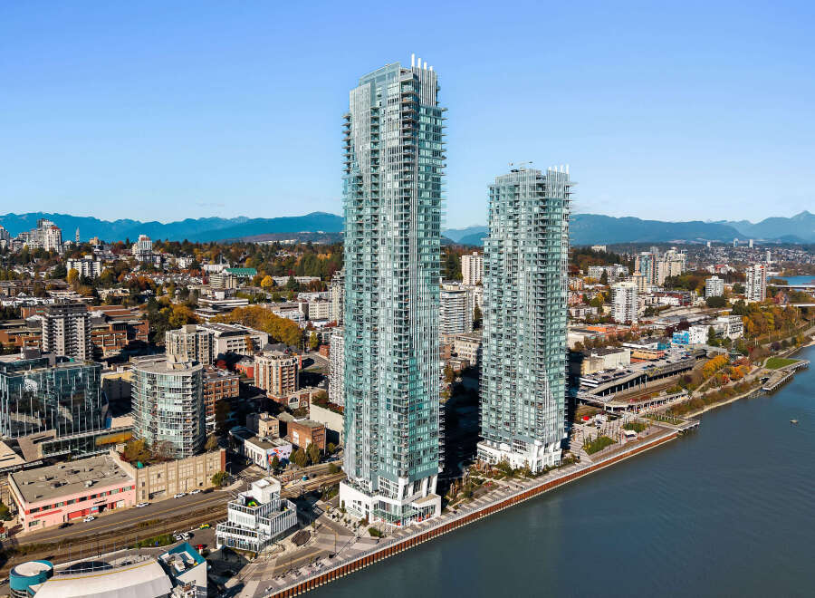 Experience luxury waterfront living in these stunning modern high-rise apartments.