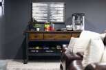 Transform your living space into the ultimate entertainment hub with this stylish media console, perfect for movie nights.