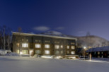 Luxury ski-in/ski-out condos offer stunning mountain views and easy access to slopes.
