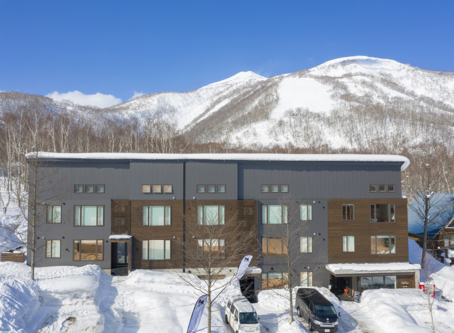 Luxury ski-in/ski-out condos offer breathtaking mountain views and modern amenities.