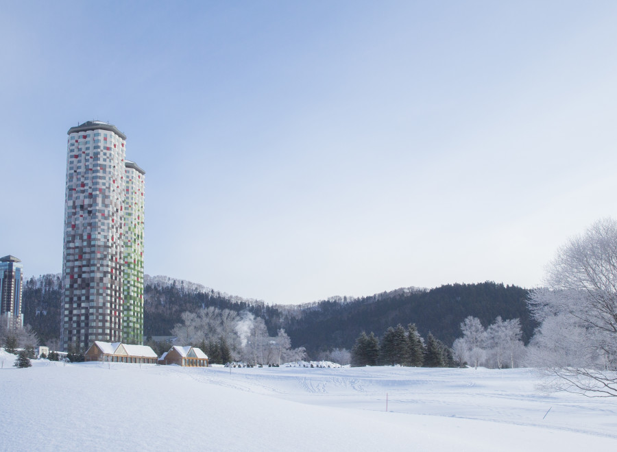 Discover a winter wonderland with stunning architecture.