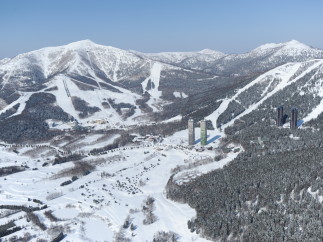 Experience the ultimate winter getaway at this stunning ski resort nestled in the heart of the mountains.