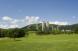 Discover a stunning property nestled amidst lush greenery and breathtaking mountain views.