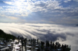 Enjoy breathtaking views from this unique property, perched high above a sea of clouds.