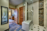 Step into luxury with this stunning bathroom.