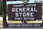 Hungry Jack's General Store and Post Office, established in 1954, offers a unique blend of services.