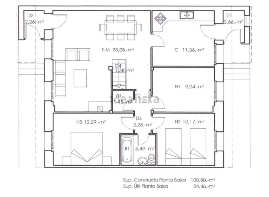 This stunning property boasts a spacious open-plan living and dining area, perfect for entertaining.
