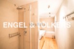 Luxury bathroom with modern fixtures and finishes.