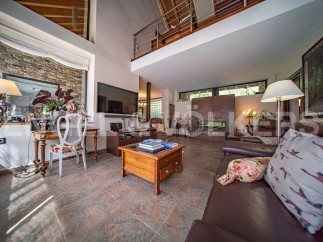 Stunning open-plan living area with high ceilings and large windows offering ample natural light.