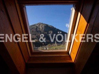 Mountain views from this stunning attic room.