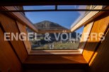 Wake up to breathtaking mountain views from this stunning attic room.