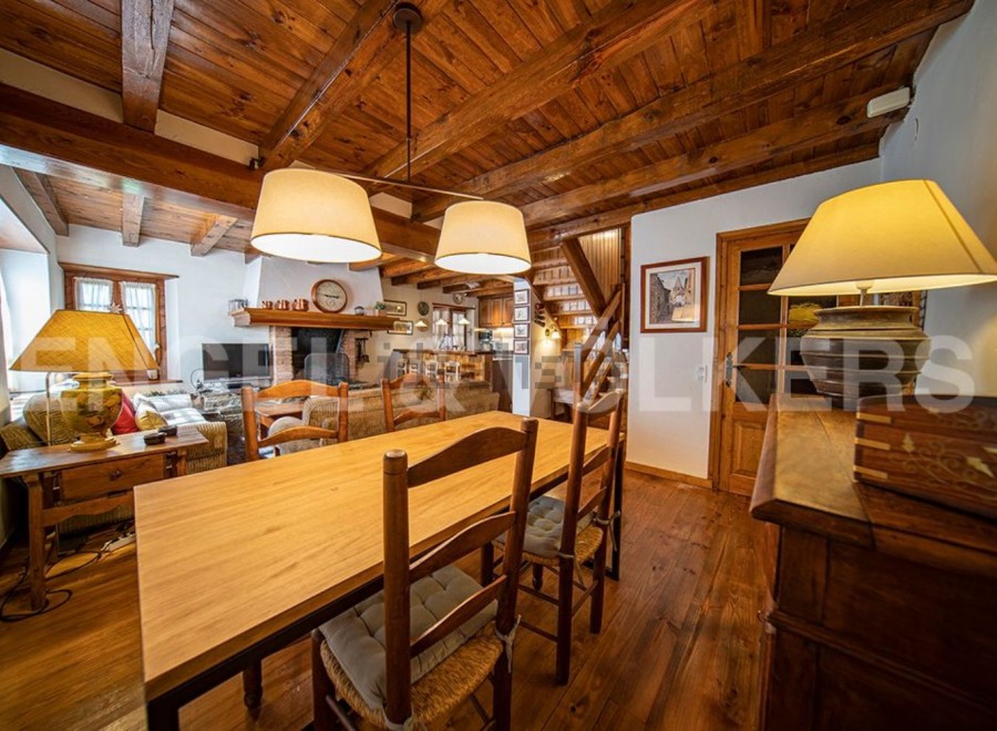 Rustic charm meets modern comfort in this stunning mountain home.