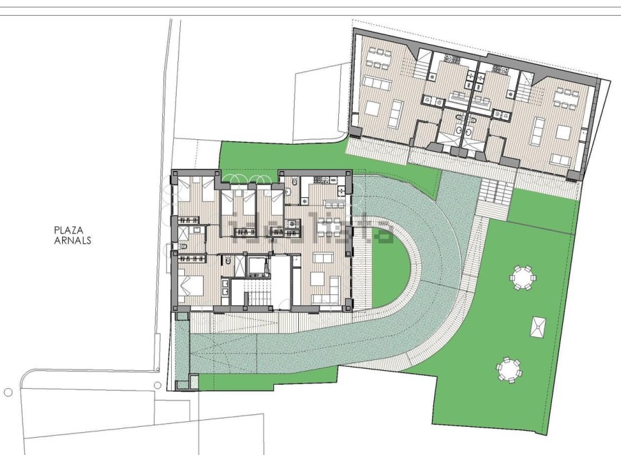 This stunning property boasts two spacious apartments, each with its own unique layout and private outdoor space.