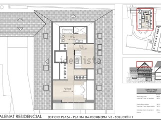 Balenat Residencial: This stunning property boasts a spacious layout, featuring a large bedroom, bathroom, and a well-designed distribution area.