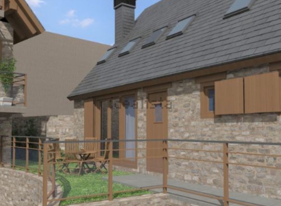 Charming stone cottage with stunning mountain views.