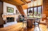 Rustic mountain chalet with stunning views.