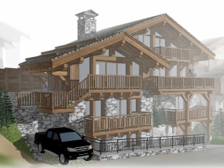This stunning chalet boasts a prime location, offering breathtaking views and easy access to outdoor activities.