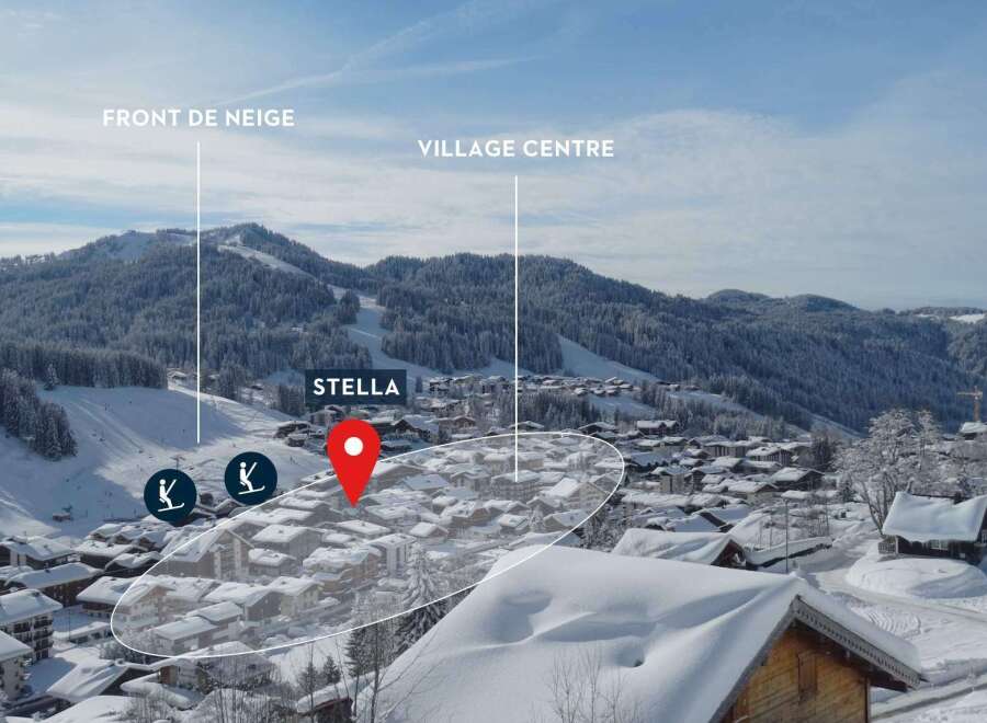 Discover Stella, a luxurious chalet nestled in the heart of the charming village center, yet conveniently close to the Front de Neige slopes.